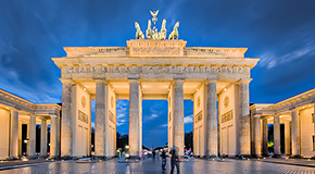 The Brandenburger Tor in Berlin